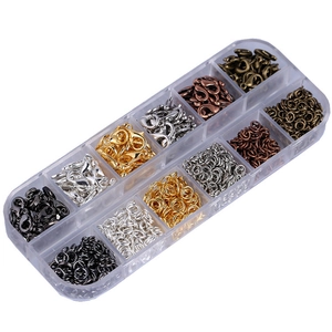 Sieraden Maken Kit DIY Accessoires Doos Met Karabijnsluitingen Open Buigringen Oorhaken Metalen Benodigdheden