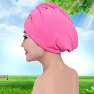 Microfiber Dry Hair Cap Strong Absorbent Shower Towel Head Wrap Fast Drying Hair Turban For Women Home Bathroom