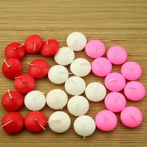 Floating Candles Smokeless Paraffin Wax Round Shaped For Wedding Birthday Party Decoration Romantic Water Surface Home Decor