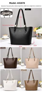 Detailansicht des Reißverschlusses und der Innentaschen der minimalistischen PU-Leder-Tote-Bag