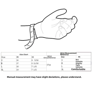 Detailed size guide for beaded bracelets with natural agate and tiger eye stones