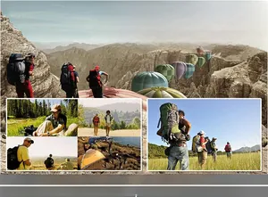 Breathable quick-dry outdoor baseball hats for hiking and camping activities