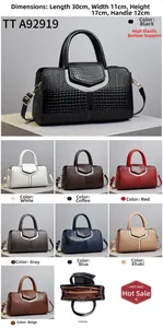 Guide détaillé des dimensions du grand sac à main en cuir PU avec motif crocodile
