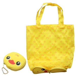 Borsa Della Spesa Pieghevole Riutilizzabile Tessuto Oxford Forma Animale Cartone Animato Portatile Con Moschettone Donne