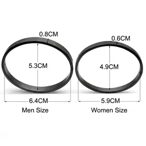 Roman numeral couple bracelets size chart with detailed width and diameter specs