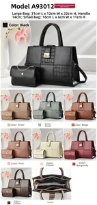 Detailed view showing 8 color options and interior structure of the tote bag set