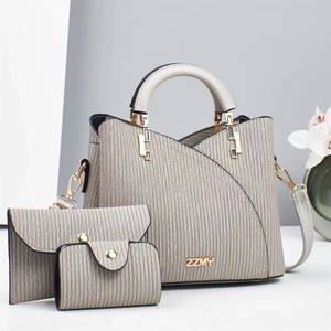 Women Pleated Textured PU Leather Handbag Tote Shoulder Bag Envelope Clutch And Card Holder Elegant Trendy Streetwear