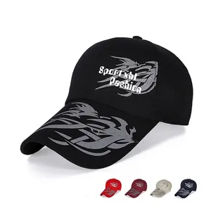 Baseball Cap Canvas Sun Protection Extended Brim Tribal Graphic Print Adjustable Sport Fashion Casual For Men Women