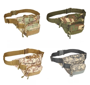 Tactical waist bag detail showing CP, jungle, desert and ACU digital camouflage patterns