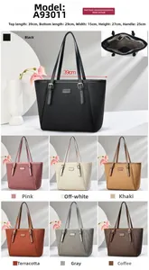 Détails de la poche intérieure zippée et de la texture verticale du grand sac cabas femme