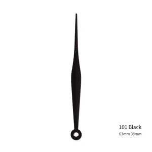 Luminous black clock hands model 101 with 63mm and 98mm lengths for wall clocks