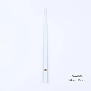 Set di lancette minimaliste in alluminio bianco per orologio al quarzo 104mm 130mm
