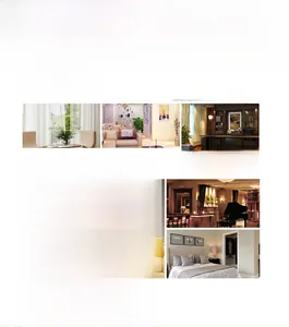 Modern red wall clock with white 3D Arabic numerals in a living room lifestyle setting