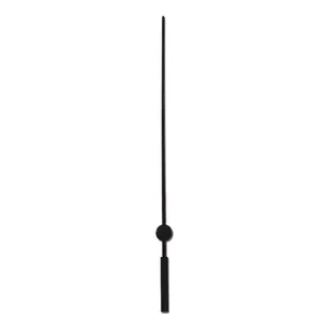 Minimalistische mattschwarze Metall-Uhrzeiger für Quarzwerk-Reparatur oder DIY-Montage