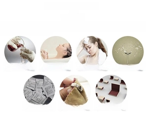 Detailed infographic showing jewelry care instructions for crystal stud earrings