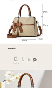 Detailed dimension guide and large capacity layout of the monogram handbag