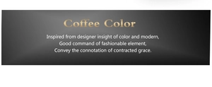 Poster zum modernen Kaffeefarben-Designkonzept mit elegantem minimalistischem Stil