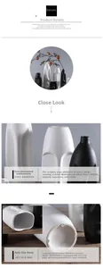 Detailed view of matte ceramic face vases with textured relief and anti-slip bottom pads