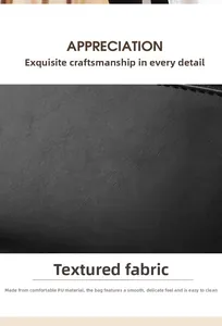 Macro detail of high-quality black PU leather texture showing smooth and fine grain finish