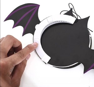Halloween bat hanging decoration with strong self-adhesive tape for easy installation