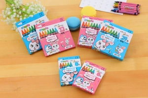 Washable twistable crayons set for kids with 8, 12, and 24 colors in cartoon boxes