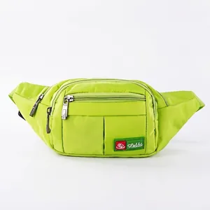 Men Waist Bag Oxford Nylon Waterproof Multi Pocket Fanny Pack Crossbody Sling Bag Outdoor Running Cycling Travel Casual