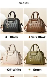Multiple colors of woven tote bags featuring metallic rings and Fashion Queen logo