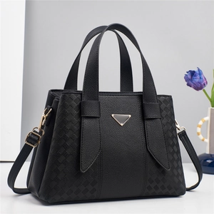 Sac À Main Femmes Cuir PU Grain Litchi Sac Bandoulière Avec Bandoulière Amovible Matériel Doré Élégant Tote À La Mode