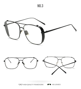 Front and side views of black large frame aviator sunglasses with high quality metal rims