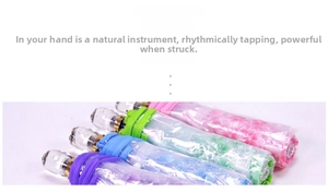 Detailed set of four colorful cherry blossom folding umbrellas with transparent panels
