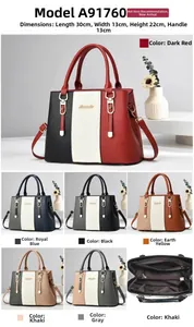 Detailed view of tricolor tote bag with vertical stripes and 30x13x22cm dimensions