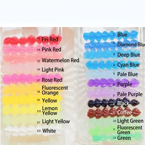 DIY cream glue in 22 colors with anti-freeze glitter finish for phone case crafts