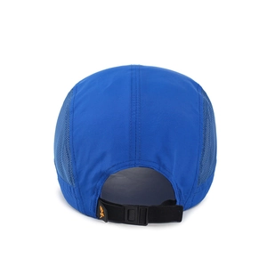 Casquette de sport bleue séchage rapide avec maille filet et sangle réglable au dos