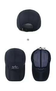 Detail view of breathable mesh lining and adjustable buckle on outdoor sun protection hat