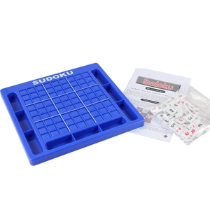 9x9 Sudoku board game set with 120 puzzles for kids and adults logic skill training