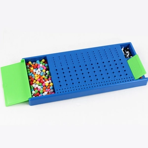 Classic Code Breaking puzzle board game with colorful plastic pins for kids logic training