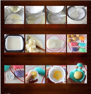 Guida passo-passo per mooncake da 50g con preparazione dell'impasto e fase di stampaggio