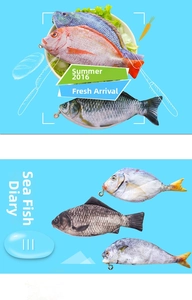 Detailed view of creative fish-shaped pencil cases with realistic print and metal zipper