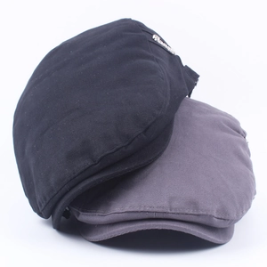 Bérets classiques en coton pour hommes, casquettes plates de style britannique