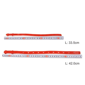Colliers antipuces rouges pour chiens et chats, dimensions 33,5 cm et 42,0 cm de long.