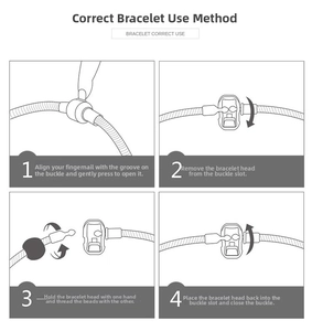 Guide on how to open and close the silver snake chain bracelet clasp for DIY charms