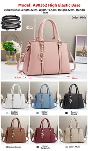Detailed interior view and structure of large capacity tote bag with seven color options