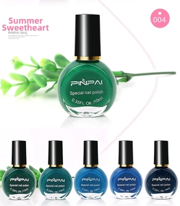 Detailansicht der 10ml Nagellackflaschen in verschiedenen leuchtenden Farben für Nagelkunst