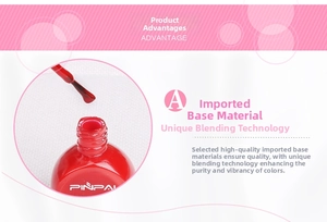 Detailansicht von rotem Nagellack für Stamping mit hochwertiger Basis und weichem Pinsel