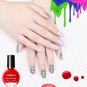 Professioneller 10ml roter Stempel-Nagellack für Blumendesign und Nagelkunst
