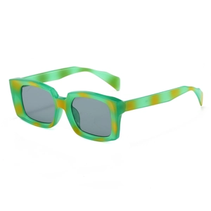 Retro Square Frame Sunglasses PC Material UV400 Protection Anti Blue Light Fashion Eyewear For Men Women Outdoor