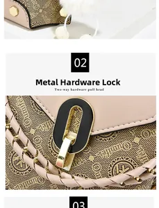 Close-up of vintage khaki leather bag featuring golden metal clasp and woven edge detail