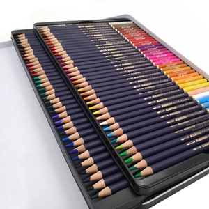 Lápices De Colores Acuarelables Profesionales De Madera Pintura Artística Suministros Escolares Dibujo Caja De Metal