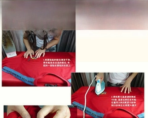 Step-by-step instructions for applying iron-on embroidery patches to clothing