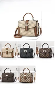 Detailed size chart of large fashion shoulder bag with dimensions 23cm by 12cm by 18cm